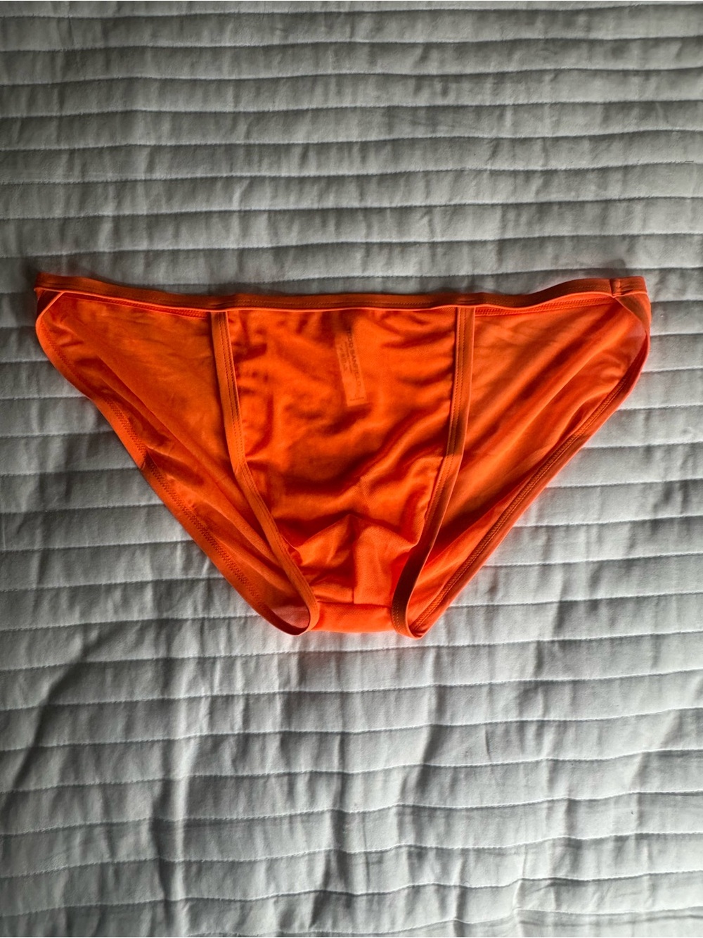 TODD SANFIELD Men's Briefs - Bright Orange Stretch Cotton Brief